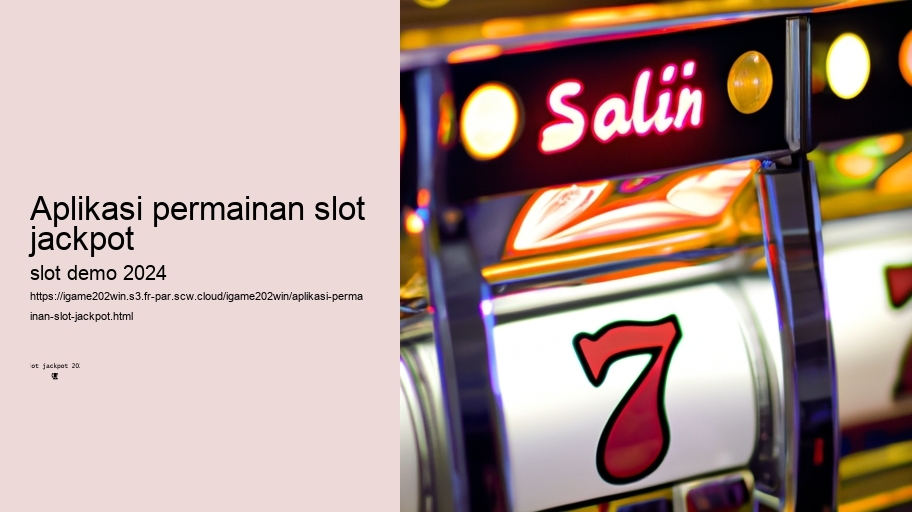 aplikasi permainan slot jackpot